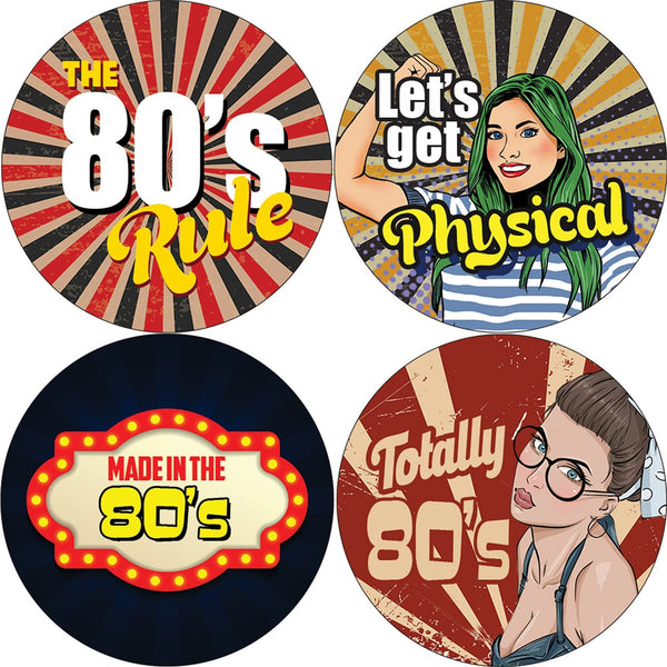 80's Girl Stickers (10 Sets X 16 Designs)