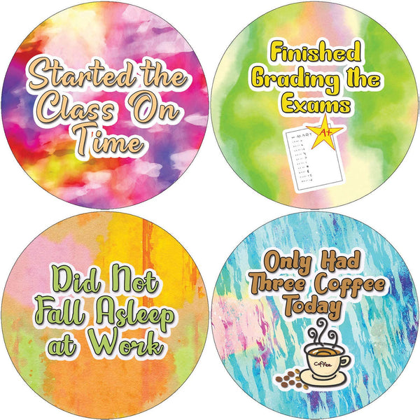 Creanoso Funny Stickers Series 4 - Teacher Reward (20-Sheet) - Premium Quality Gift Ideas for Children, Teens, & Adults for All Occasions - Stocking Stuffers Party Favor & Giveaways