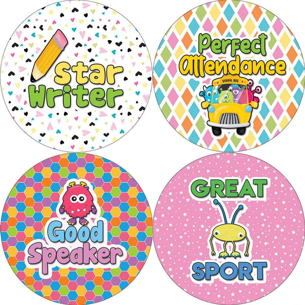 Creanoso Colorful Motivational Positive Encouragement Stickers (20-Sheet) - Premium Quality Gift Ideas for Children, Teens, & Adults for All Occasions - Stocking Stuffers Party Favor & Giveaways