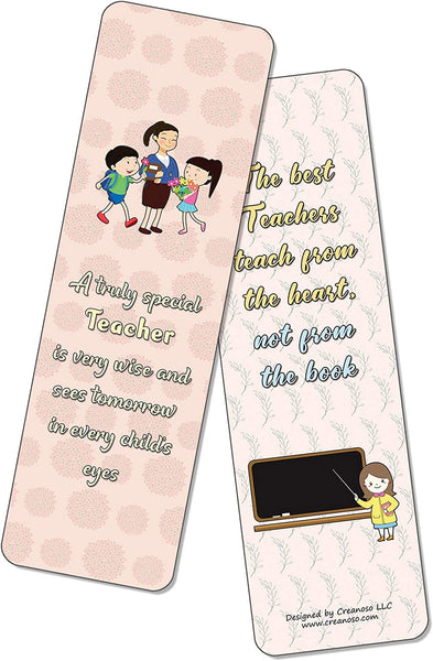 Teacher Appreciation Bookmarks (60-Packs)