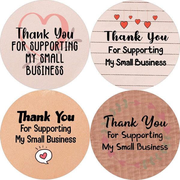Small Business Thank You Stickers Series 1 (5-Sheet)