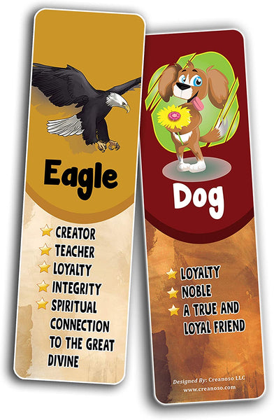 Animals and their Representations Bookmarks (5-Sets X 6 Cards)