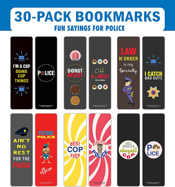I am a Police Bookmarks (5-Sets X 6 Cards)