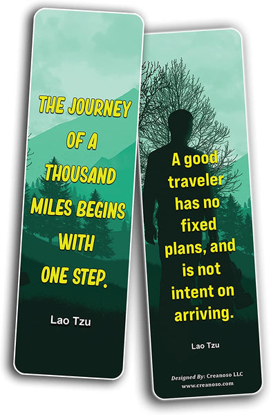 Lao Tzu Qoutes Bookmarks (10Sets x 6 Cards)