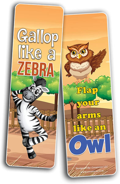 Safari Animals Bookmarks - Series 2 (2-Sets X 6 Cards)