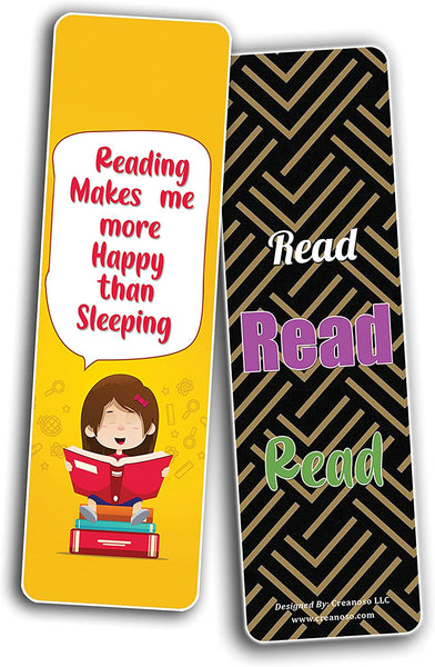 Read More Sleep less Bookmark (2-sets X 6 Cards)