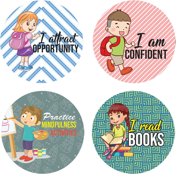 Creanoso Self Regulations Stickers (20 Sets X 16 Designs) â€“ Sticker Card Giveaways for Kids â€“ Awesome Stocking Stuffers Gifts for Boys & Girls â€“ Classroom Home Rewards Enticements