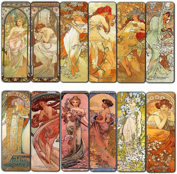 The Women of John William Waterhouse Pre-Raphaelite Art Bookmarks (30-Pack) -Book Reading Rewards Incentives - Cool Gift Token Giveaways for Men Women Bookworms Employees Professionals