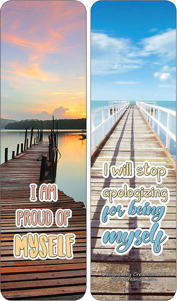 Creanoso Positive Affirmations Cards Series 5 (30-Pack) - Classroom Reward Incentives for Students and Children - Stocking Stuffers Party Favors & Giveaways for Teens & Adults