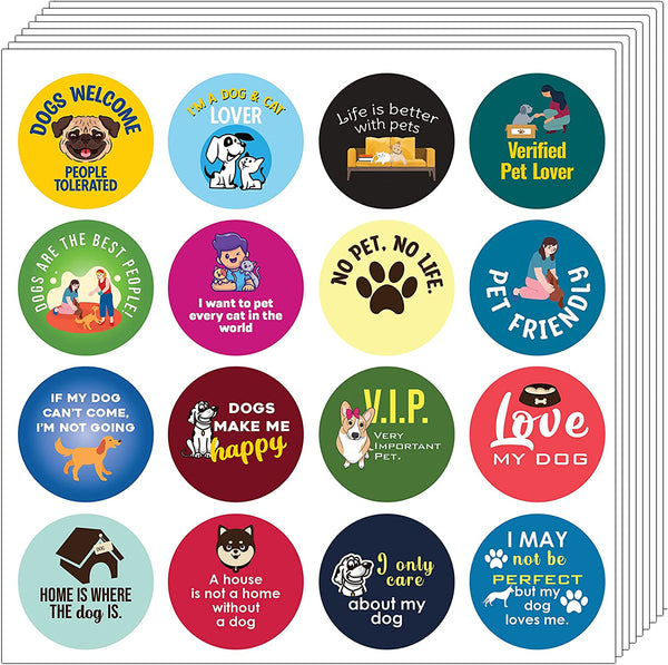 Pet Lovers Stickers (10 Sets X 16 Designs)