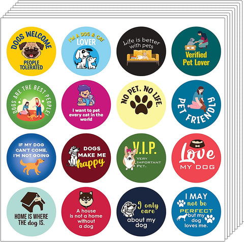 Pet Lovers Stickers (10 Sets X 16 Designs)