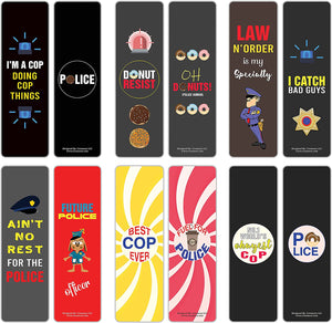 I am a Police Bookmarks (10-Sets X 6 Cards)