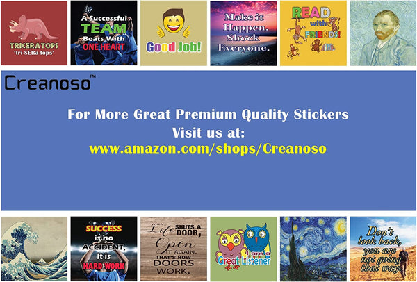 Creanoso I am a Manager Stickers (5 Sets X 16 Designs) â€“ Sticker Card Giveaways for Kids â€“ Awesome Stocking Stuffers Gifts for Boys & Girls â€“ Classroom Home Rewards Enticements