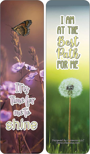 Creanoso Positive Affirmations Cards Series 5 (30-Pack) - Classroom Reward Incentives for Students and Children - Stocking Stuffers Party Favors & Giveaways for Teens & Adults