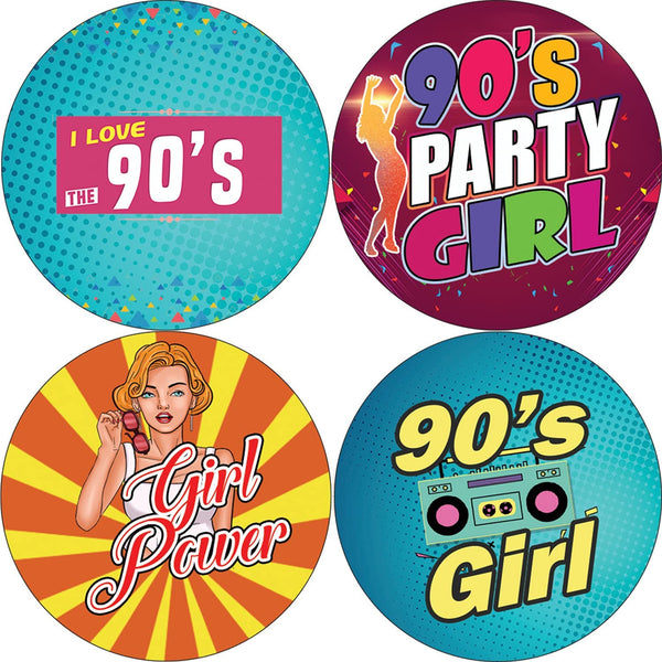90's Girls Stickers (10 Sets X 16 Designs)