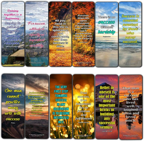 Brilliant Quotes To Inspire Success Bookmarks (60-Pack)