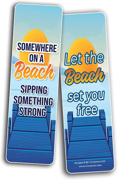 Beach Bookmarks (5-Sets X 6 Cards)