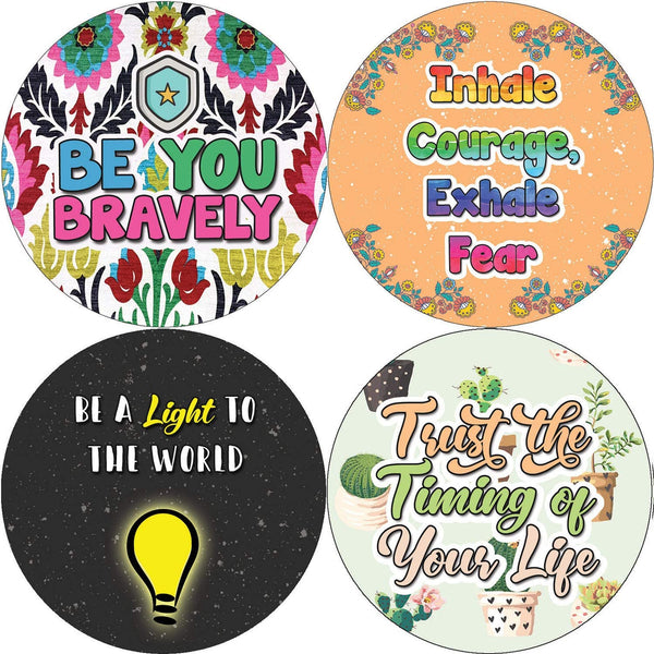 Creanoso Positive Motivational Stickers Series 2 (10-Sheet) - Assorted Designs for Children - Classroom Reward Incentives for Students - Stocking Stuffers Party Favors & Giveaways for Teens & Adults