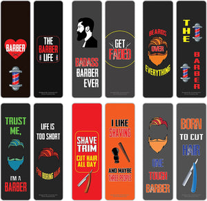 I am a Barber Bookmarks (5-Sets X 6 Cards)