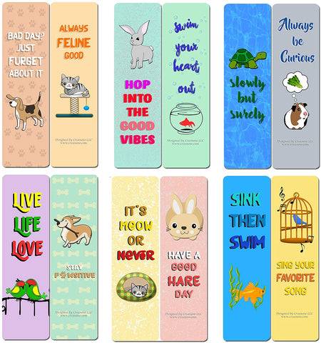 Cactus and succulents quotes Bookmarks (60-Pack) - Premium Gift Set ÃƒÂ¢Ã¢â€šÂ¬Ã¢â‚¬Å“ Awesome Bookmarks for Kids, Girls, Teens ÃƒÂ¢Ã¢â€šÂ¬Ã¢â‚¬Å“ School Classroom Reading Incentives - Page Binder