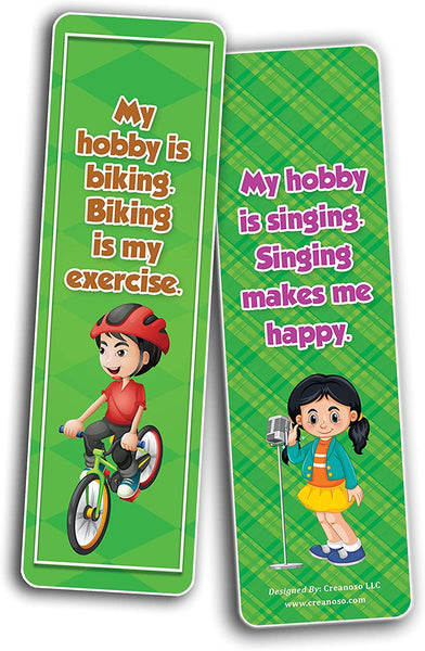 My Hobbies Bookmarks (2-Sets X 6 Cards)