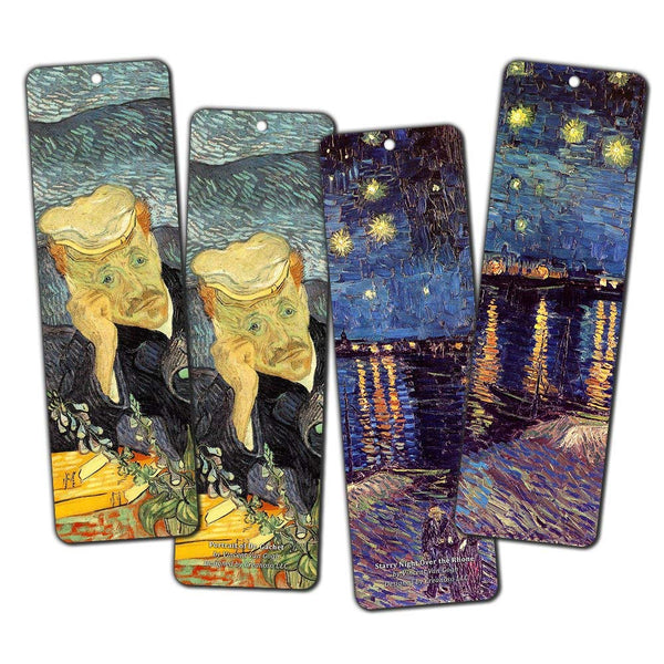 Creanoso Van Gogh Bookmarks (36-Pack) ÃƒÂ¢Ã¢â€šÂ¬Ã¢â‚¬Å“ Cool Book Classical Painting Art Print Decal