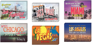 Creanoso Famous US National Parks Travel Cards (30-Pack) â€“ 6 Famous US National Parks - Premium Post Cards Set for Travelers, Tourists Men, Women â€“ Yosemite Grand Canyon Joshua Tree Zion