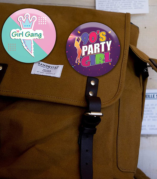 90's Girls Pinback Buttons