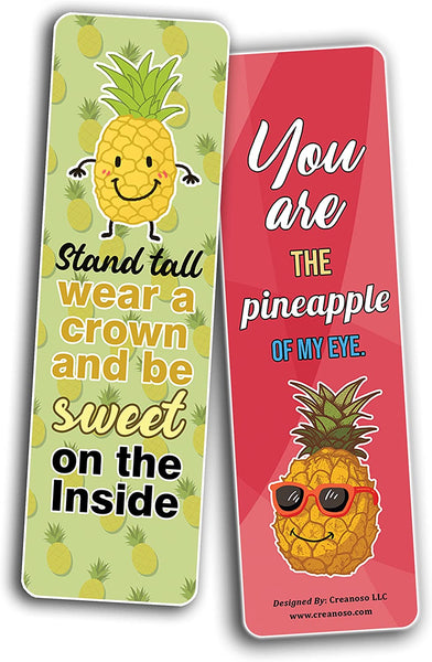 Pineapple Bookmarks (10-Sets X 6 Cards)