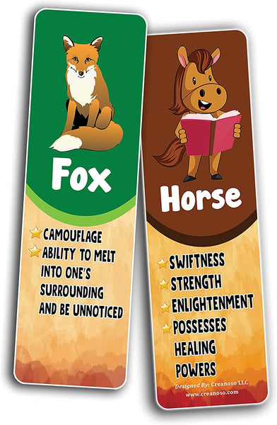 Animals and their Representations Bookmarks (2-Sets X 6 Cards)