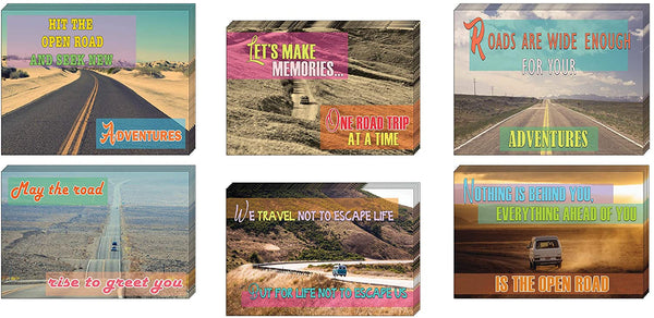 Creanoso Travel Land Sayings Road Trip Postcards (30-Pack) â€“ Great Travel Giveaways for Travelers, Adventurers, Explorers - Stocking Stuffers Gift for Men, Women, Adult, Teens â€“ Road Trip Adventures