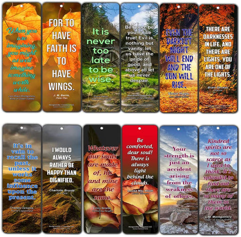 Classic Book Quotes Bookmarks (30-Pack) Ã¢â‚¬â€œ Series 3 Ã¢â‚¬â€œ Stocking Stuffers Gift for Men & Women, Teens - Rewards Gifts Ã¢â‚¬â€œ Awesome Bookmark Collection Ã¢â‚¬â€œ Bulk Set Pack Ã¢â‚¬â€œ Inspiring Quote Sayings Bookmarkers