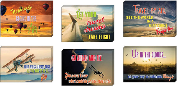 Creanoso Travel Air Sayings Postcards (30-Pack) â€“ Great Travel Giveaways for Travelers, Adventurers - Stocking Stuffers Gift for Men, Women, Adult, Teens â€“ Epic Air Adventures â€“ Greeting Cards