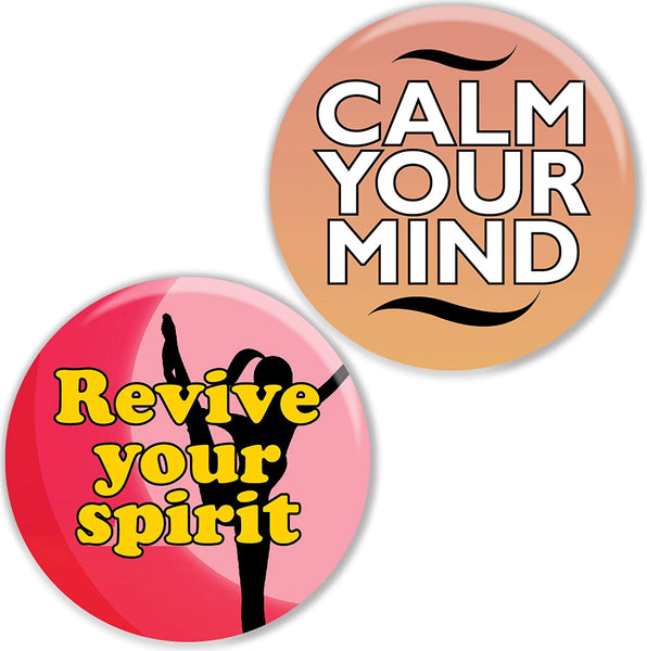 Do Yoga Pinback Buttons Series 1 - Keep Calm (10 Pack)