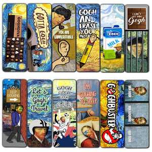 Creanoso Obsessed with Van Gogh Bookmarks Series 1 - Awesome Book Page Clippers for Book Readers