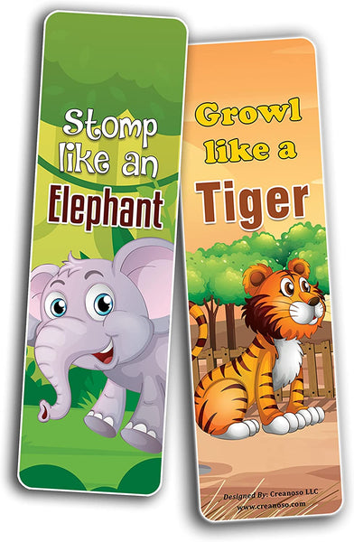 Safari Animals Bookmarks - Series 2 (2-Sets X 6 Cards)