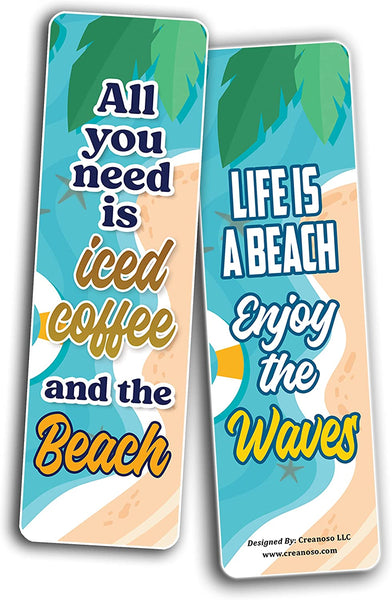 Beach Bookmarks (5-Sets X 6 Cards)