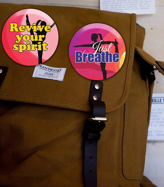 Do Yoga Pinback Buttons Series 1 - Keep Calm (10 Pack)