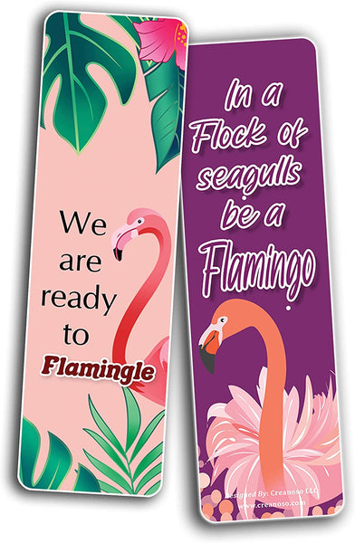 All About Flamingo Bookmarks (10-Sets X 6 Cards)