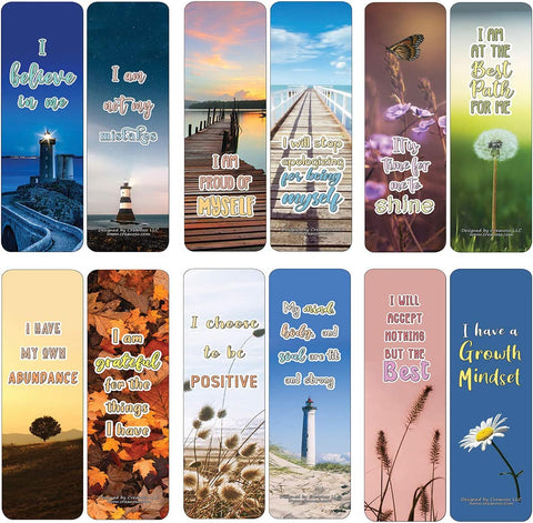 Creanoso Positive Affirmations Cards Series 5 (30-Pack) - Classroom Reward Incentives for Students and Children - Stocking Stuffers Party Favors & Giveaways for Teens & Adults
