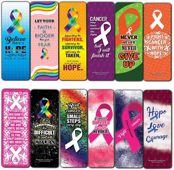 Creanoso Cancer Awareness Cards (60-Pack) ÃƒÂ¢Ã¢â€šÂ¬Ã¢â‚¬Å“ Stocking Stuffers Gift for Boys & Girls, Teens ÃƒÂ¢Ã¢â€šÂ¬Ã¢â‚¬Å“ Book Reading Rewards Gifts Incentive ÃƒÂ¢Ã¢â€šÂ¬Ã¢â‚¬Å“ Great Giveaways for Children ÃƒÂ¢Ã¢â€šÂ¬Ã¢â‚¬Å“ Page Clippers