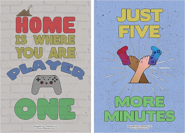 Fun Gamer Posters (4-Set X 6 Designs)