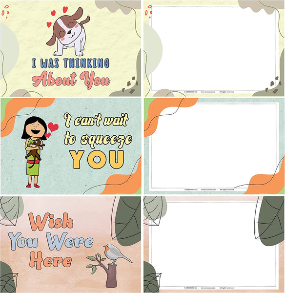 I miss you Postcards (3 Set X 12 Designs)