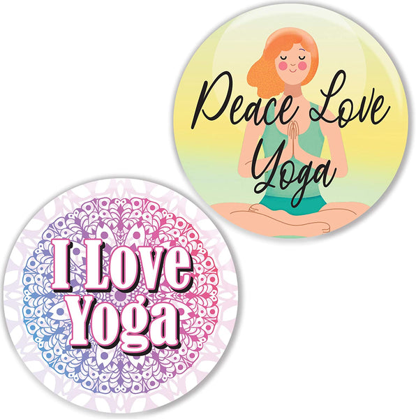 Do Yoga Pinback Buttons Series 1 - Keep Calm (10 Pack)