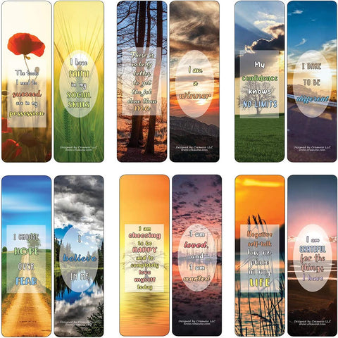 Creanoso Positive Affirmations Cards Series 3 (30-Pack) - Classroom Reward Incentives for Students and Children - Stocking Stuffers Party Favors & Giveaways for Teens & Adults
