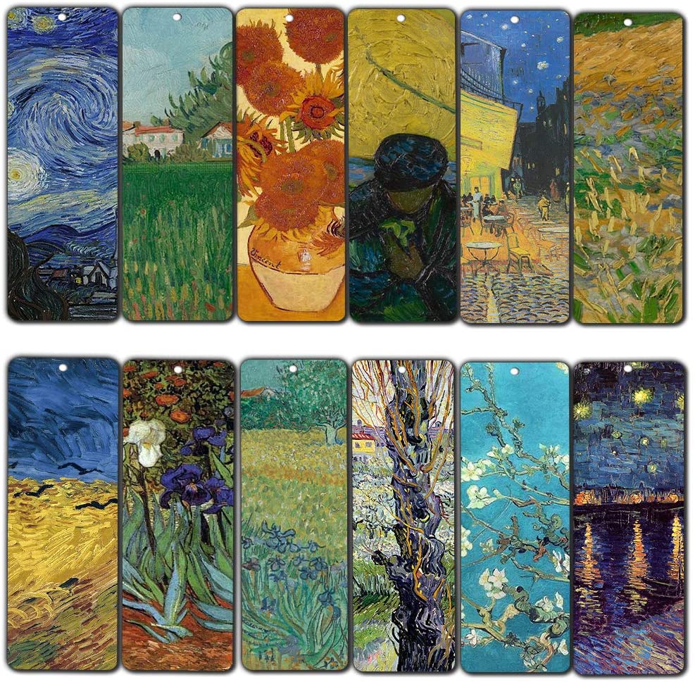 Creanoso Famous Classic Art Series 3 Bookmarks (30-Pack) - Classical Art Collection Pack - Great Stocking Stuffers Gift for Men, Women, Teens, Adults, Painters