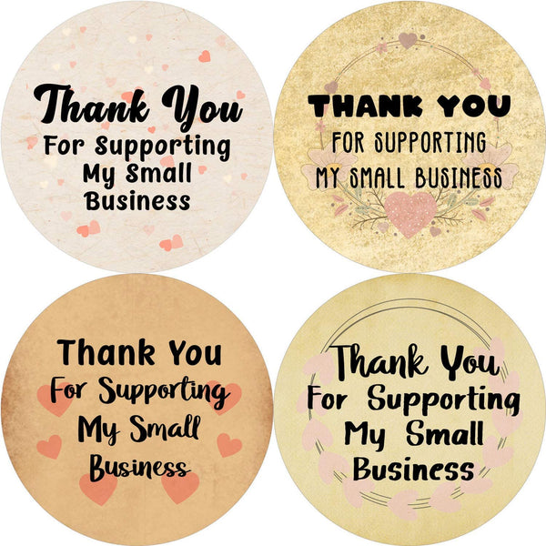 Small Business Thank You Stickers Series 1 (5-Sheet)