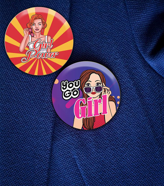 90's Girls Pinback Buttons