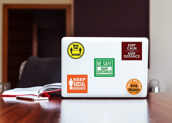Keep Your Distance Stickers 4 Sets (12 designs x 4pcs each)