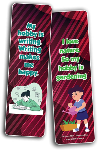 My Hobbies Bookmarks (2-Sets X 6 Cards)